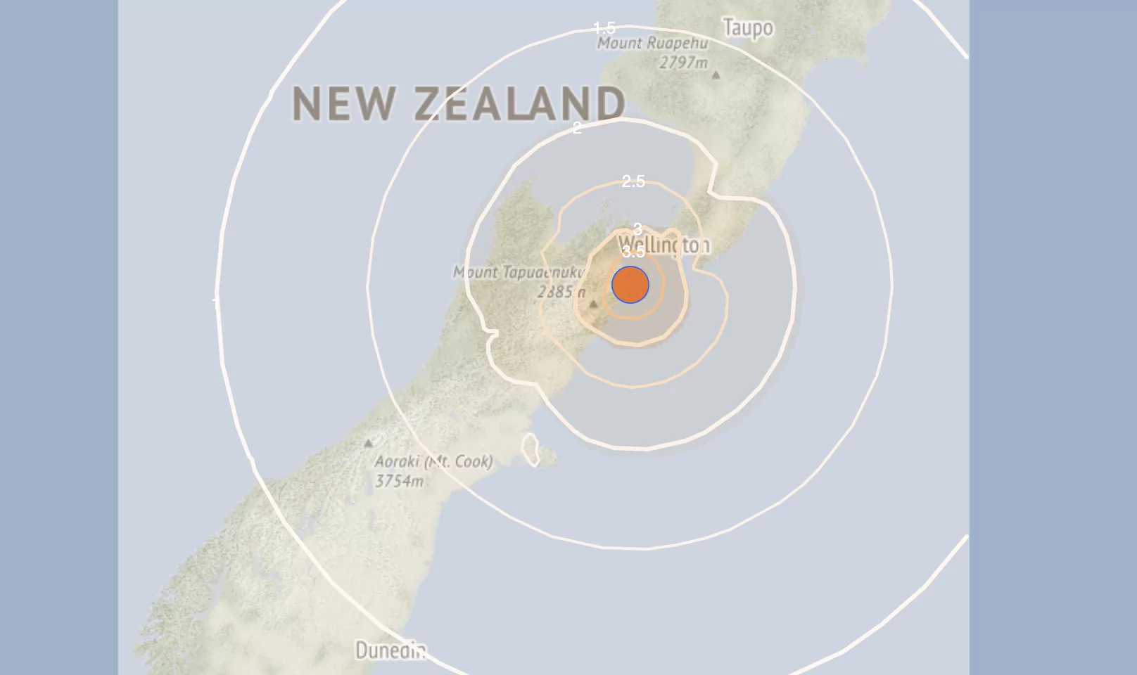 Earthquake shakes upper South Island, felt widely in Wellington